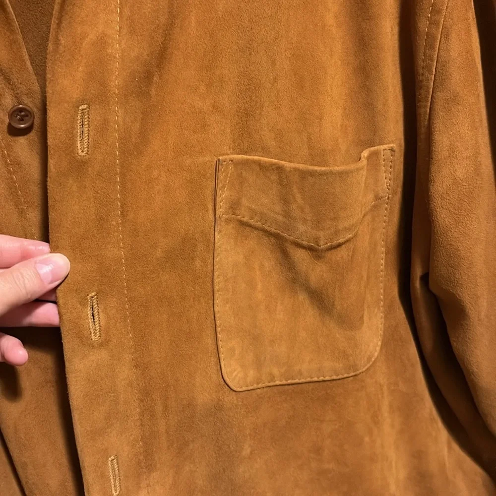 McKenzie Tribe Genuine Suede Oversized Jacket - Picture 5 of 7